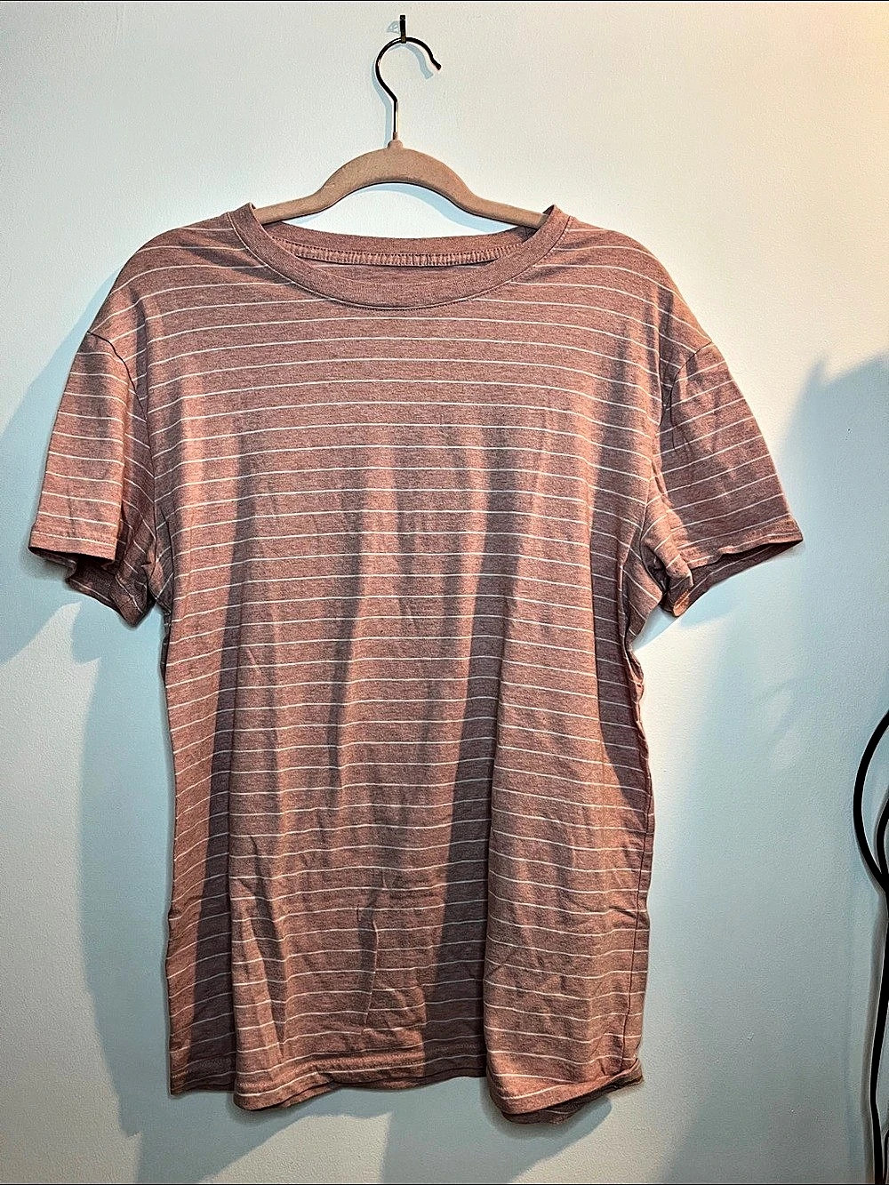 Goodfellow & Co Striped Short Sleeve striped Tee in red and white  Size Medium